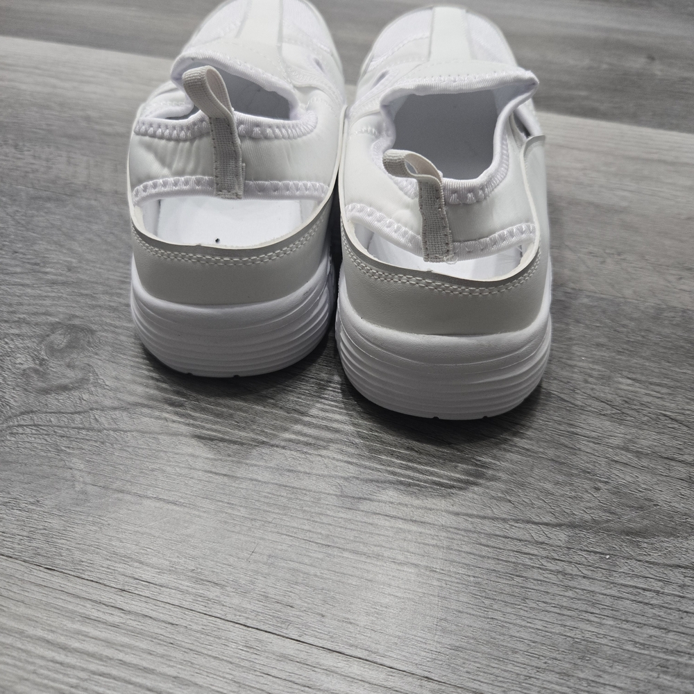 Women's White Slip-On Sneakers - Picture 4 of 5